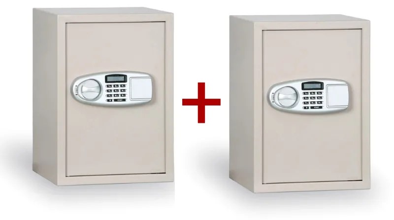 Nábytkový trezor elektronický 1+1 ZADARMO, 30 L