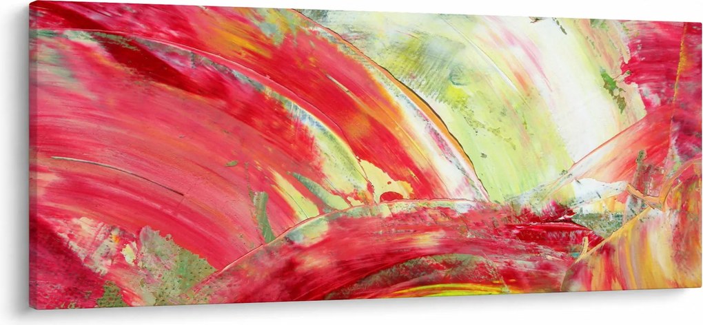 Obraz abstrakcie - maľba (120x50 cm)