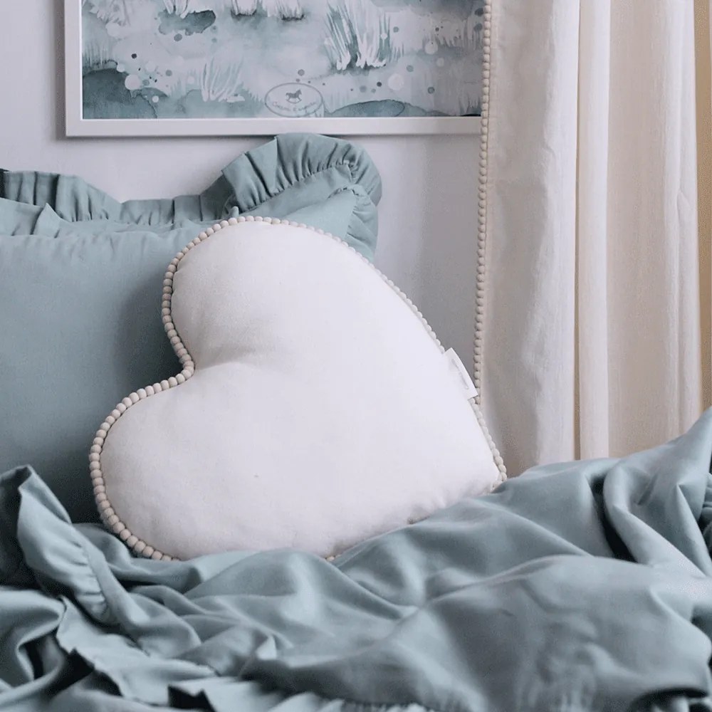 Junior obliečky s volánikmi zelená 100x135cm