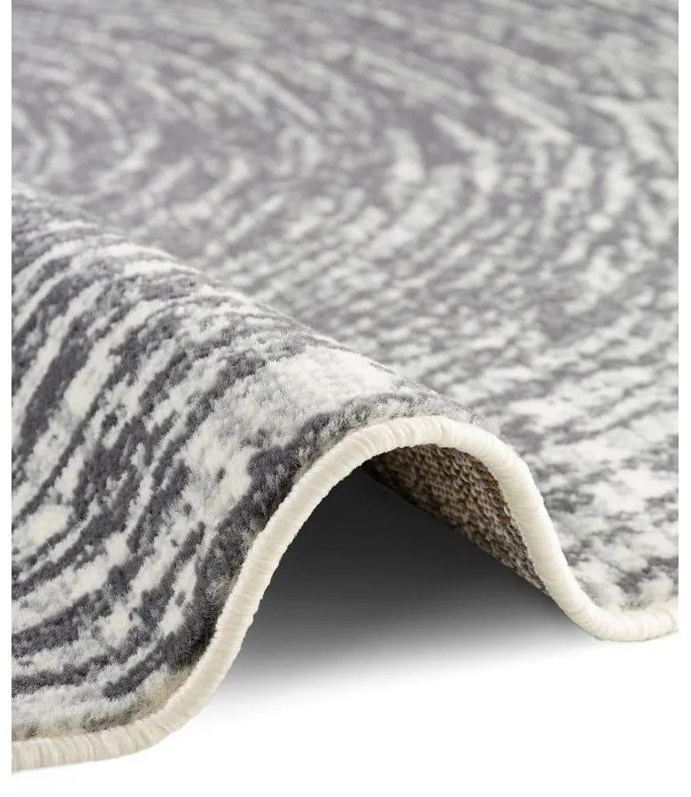 Sivo-krémový okrúhly koberec ø 160 cm Gloria Cavallo – Hanse Home