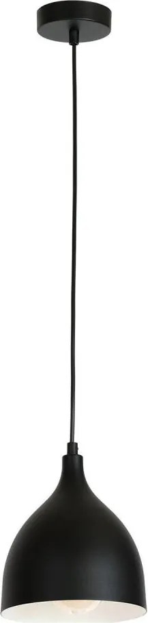 Luster na lanku NOAK 1xE27/15W/230V čierna