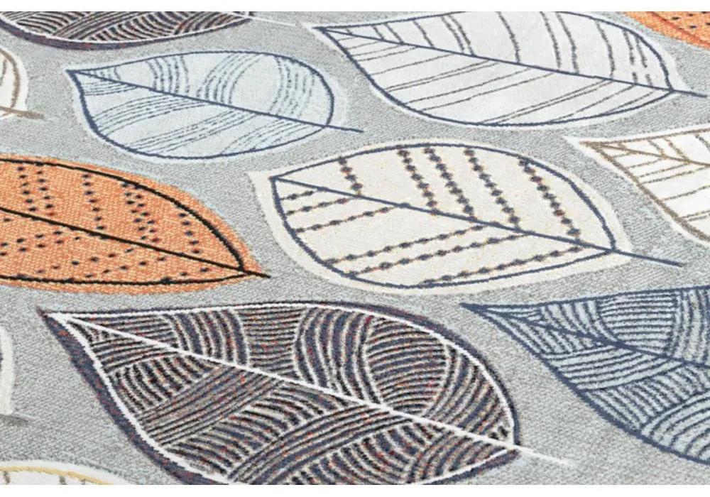 Kusový koberec Farebné listy sivý 160x220cm