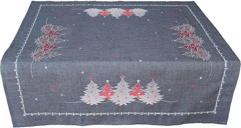 Obrus Vianočné stromčeky 85 × 85 cm