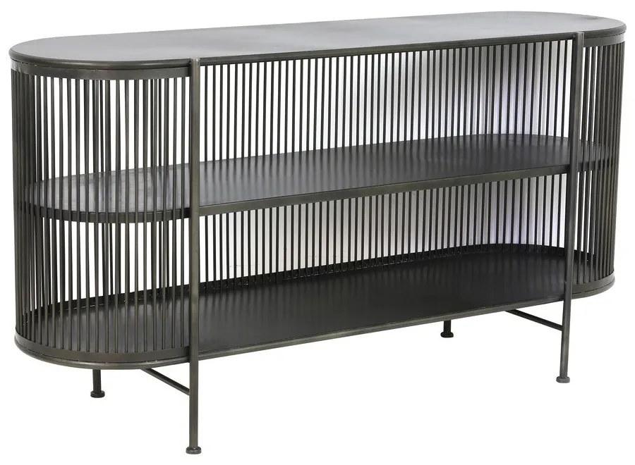 Čierna kovová nízka komoda 149x80 cm Yinthe - Light & Living