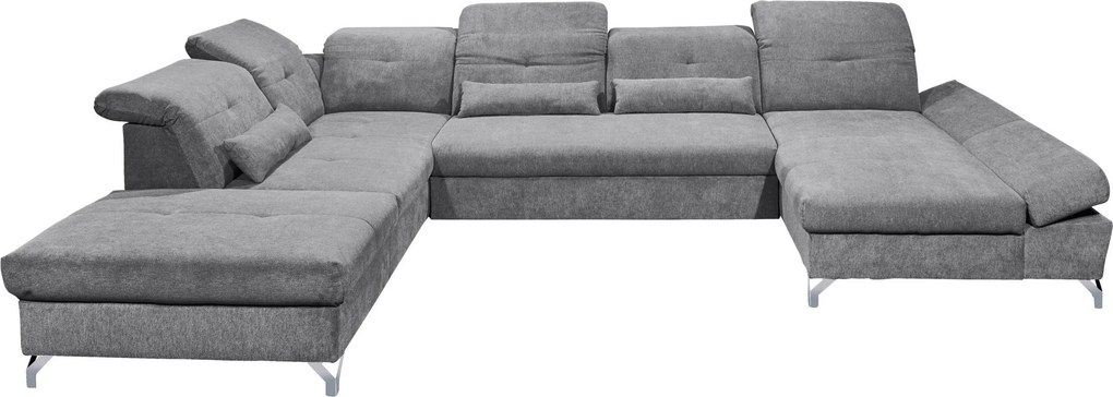 XXXLutz SEDACIA SÚPRAVA, textil, tmavosivá MID.YOU - Sedačky - 002220028610
