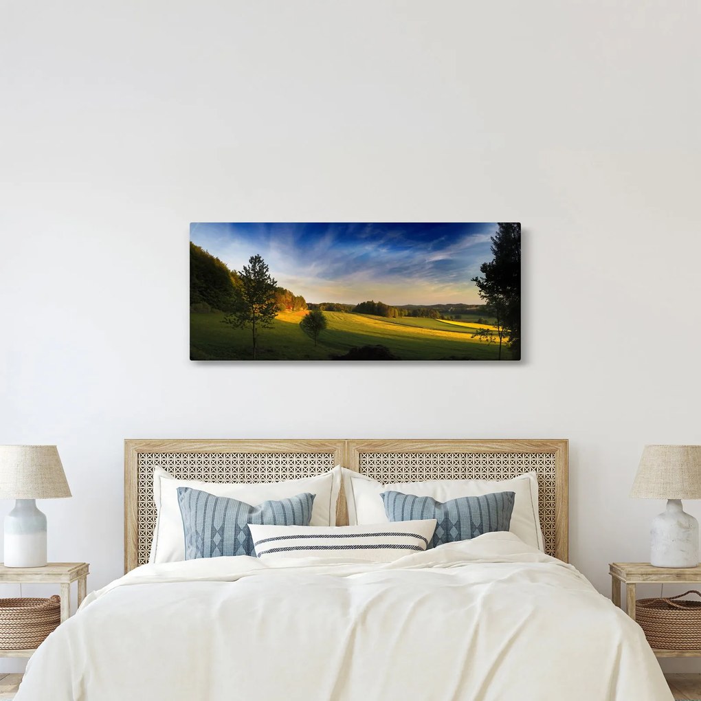 Obraz - Horská lúka (120x50 cm)