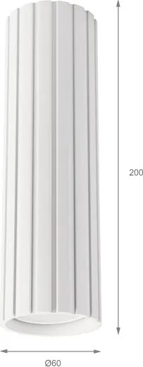 Brilagi - Bodové svietidlo CRISPINA 1xGU10/10W/230V 20 cm biela