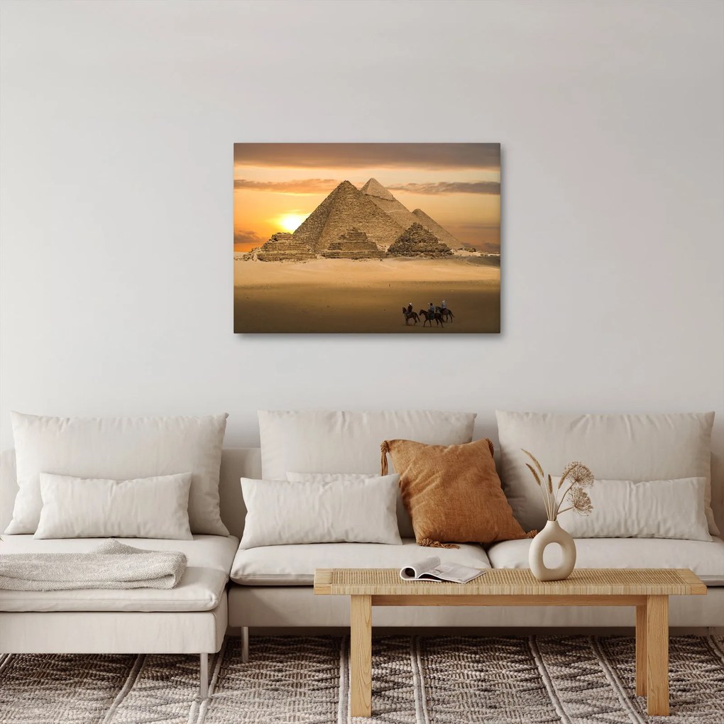 Obraz - Pyramídy (70x50 cm)