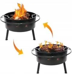Bestent Záhradný gril s ohniskom a poklopom Extra Large