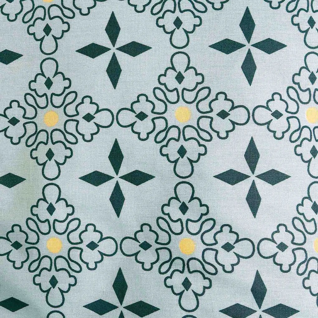 RENFORCÉ OBLIEČKY MINIMAL MINT EXCLUSIVE 200X220 CM, 2KS 70X80 CM VZOROVANÉ