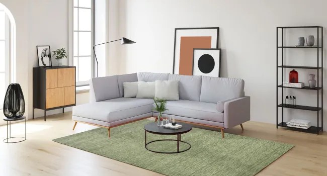 Koberec HOLI svetlozelený