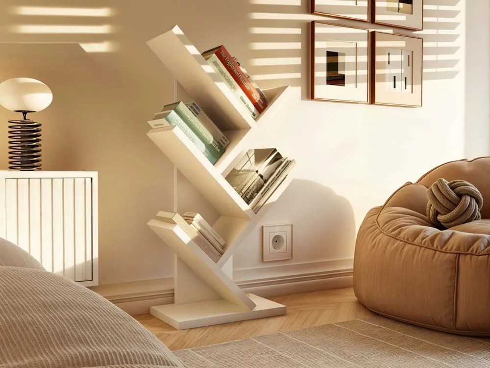 Knižnica Zábavná Mini 26,5 cm biela