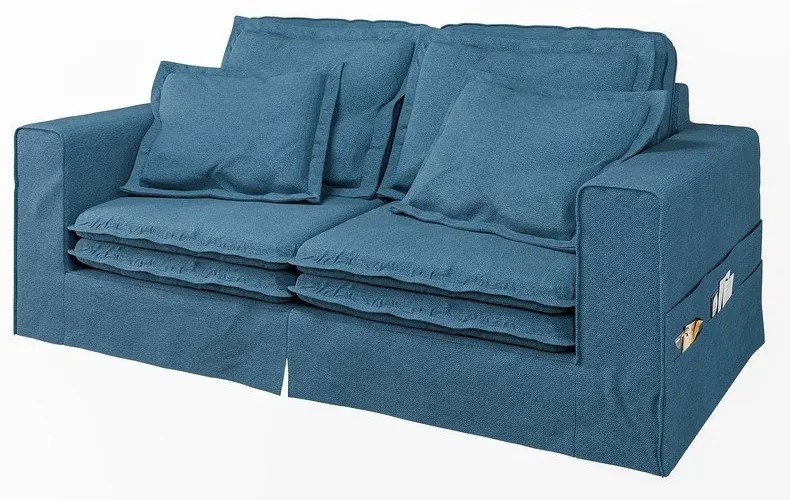 Modrá pohovka 196 cm Nora – Ropez