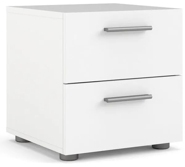 Biely nočný stolík Pepe - Tvilum