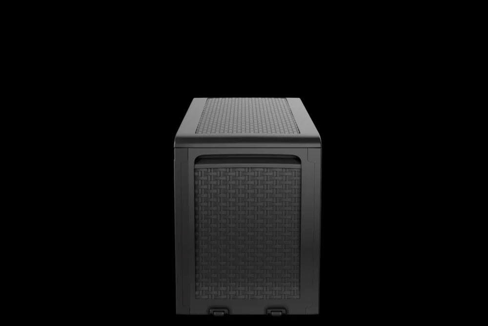 Zahradní úložný box RATTAN - 270 L, antracit