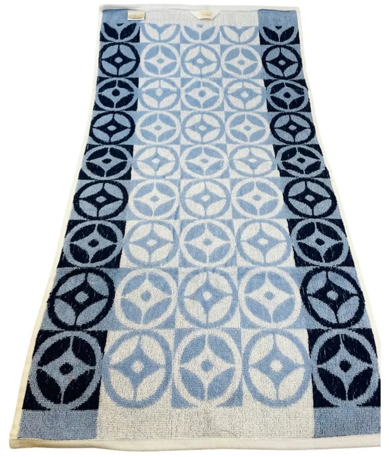Modrá bavlnená osuška 70x140 cm Compass – JAHU collections