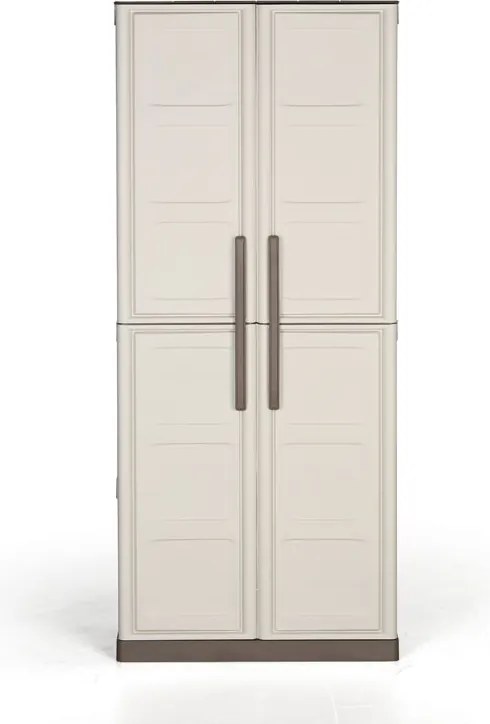 Plastová upratovacia skriňa S Line, 700 x 390 x 1650 mm