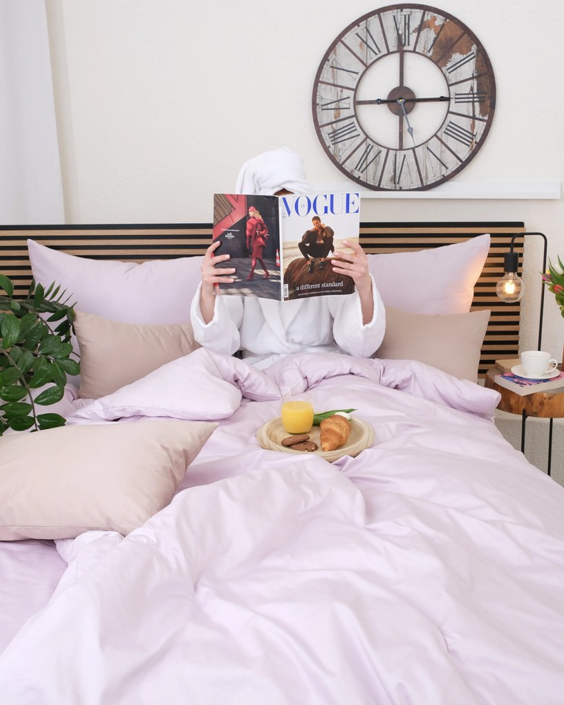 Saténové obliečky - Diana lila