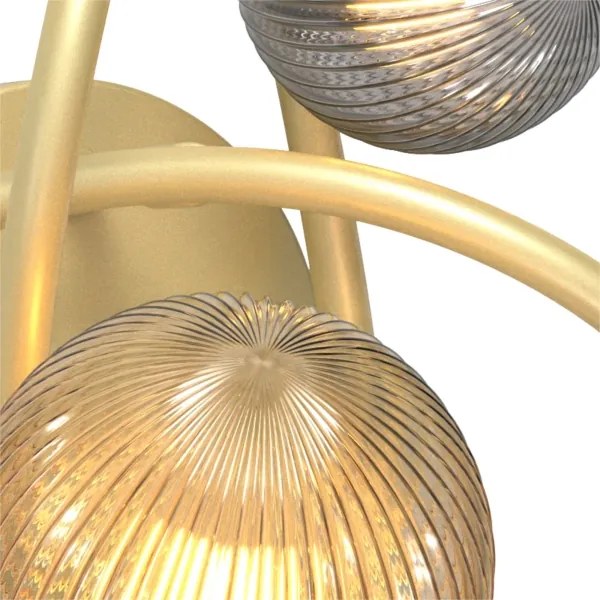 Zuma Line MB4922-2-EGBDN - Nástenné svietidlo ARLON 2xG9/3,5W/230V zlatá