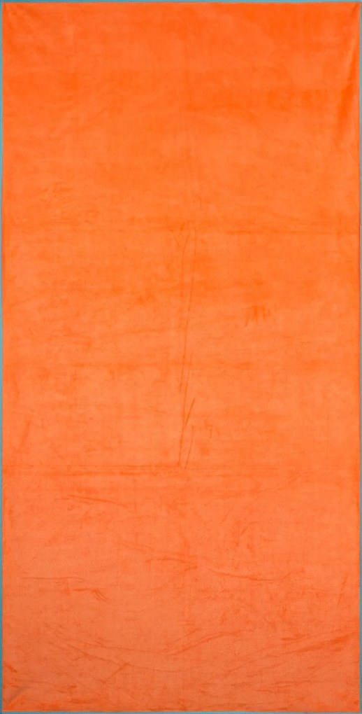 RÝCHLOSCHNÚCA PLÁŽOVÁ OSUŠKA Z MIKROVLÁKNA IGA SADA 3KS 80X160 CM ORANŽOVÁ