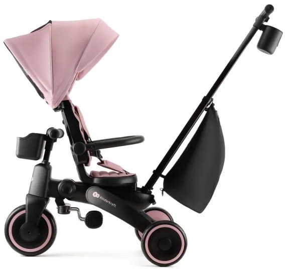 KINDERKRAFT - Detská trojkolka JAZZ 2 ružová