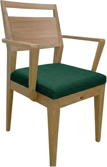 Moderná jedálenská stolička EV s pod-rúčkami a textilným sedákom, 57x55x90 cm Urban 11