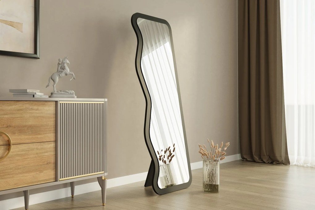 Zrkadlo Axelo (čierna). Akcia -23%. Vlastná spoľahlivá doprava až k Vám domov. 1121634