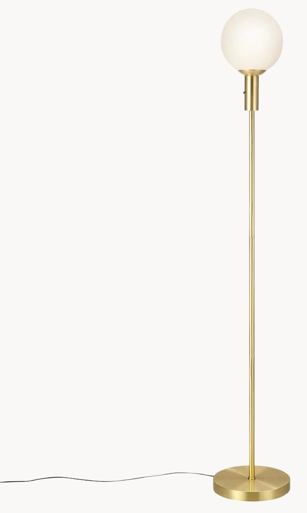 Stojacia lampa z opálového skla Minna