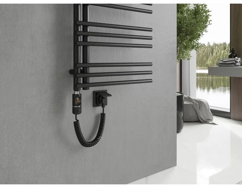 Mexen Neptun, elektrické vykurovacie teleso 1600 x 500 mm, 900 W, čierna, W101-1600-500-2900-70