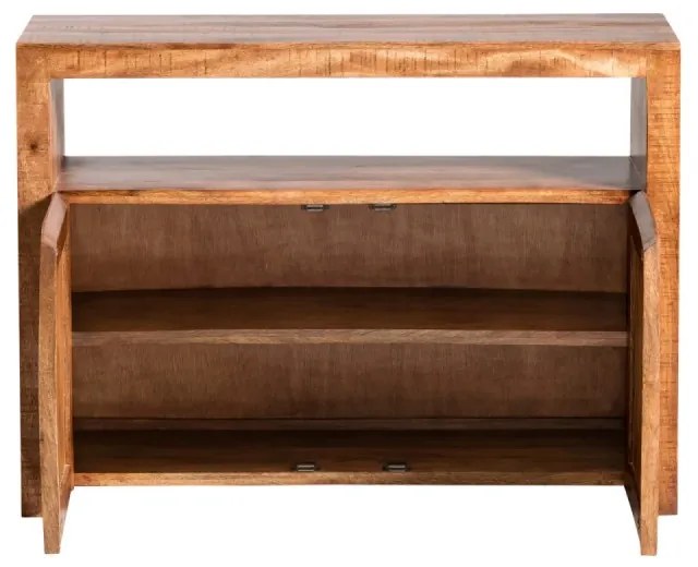 furniture-nabytek.cz - Masívna komoda Country z mangového dreva, lakovaná, hnedá – 117×45×85 cm