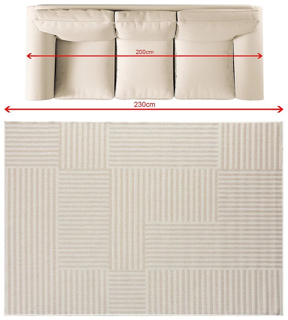 Koberec Mellow Beige I 160x230 cm
