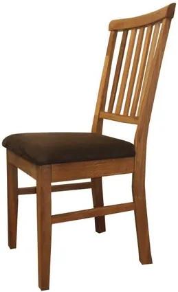 OVN stolička IDN 4843 dub / tmavo hnedá