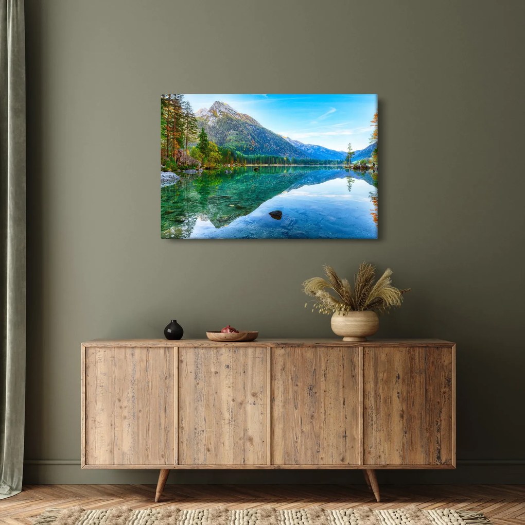 Obraz - Jazero Hintersee (90x60 cm)