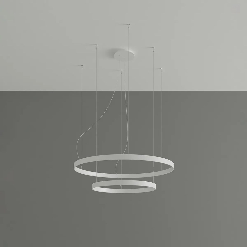 Závesné LED svietidlo Rio 2 55/78, 2x LED 80w, 3000k, w