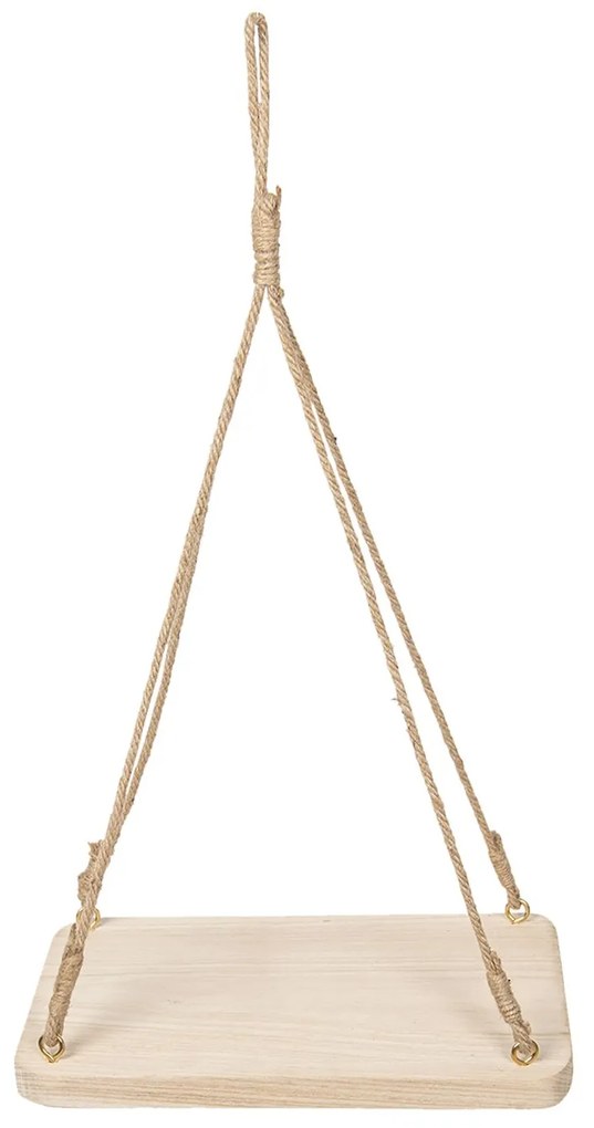 Závesná drevená polička - 40 * 25 * 5 cm