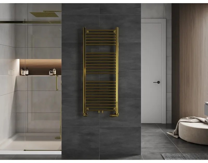 Mexen Mars, vykurovacie teleso 1200x500 mm, 417 W, zlatá lesklá, W110-1200-500-00-50