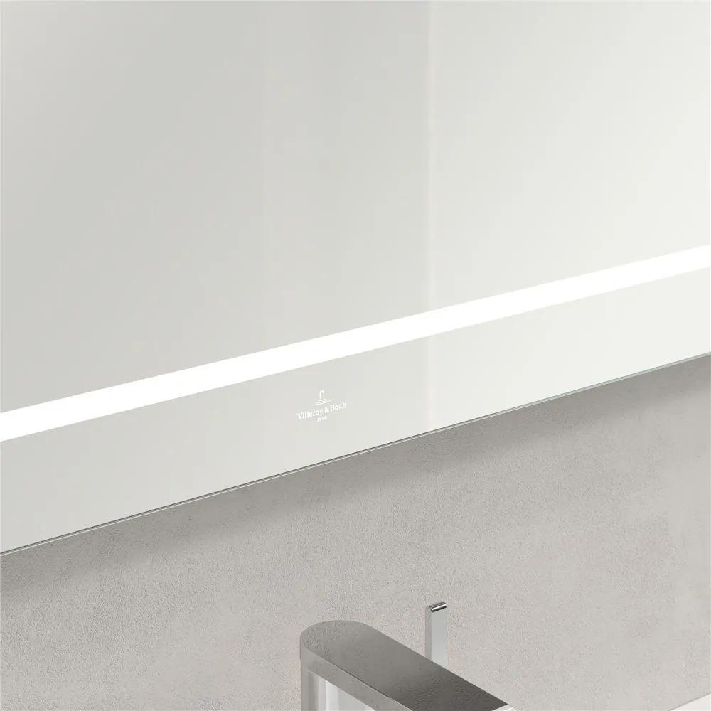VILLEROY &amp; BOCH Finion zrkadlo s LED osvetlením, 1200 x 45 x 750 mm, F6001200
