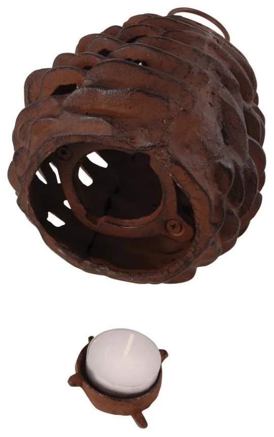Kovový lampáš (výška 18 cm) Pine Cone – Esschert Design