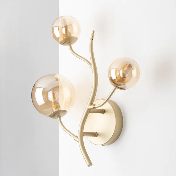 Brilagi - LED Nástenné svietidlo MISTEL 3xG9/3W/230V zlatá