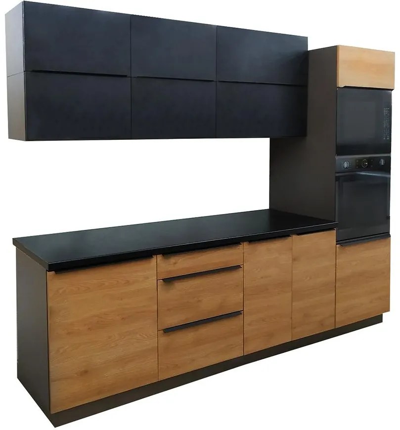 Kuchynská linka Malmo 260 ares/permboke/korpus lava