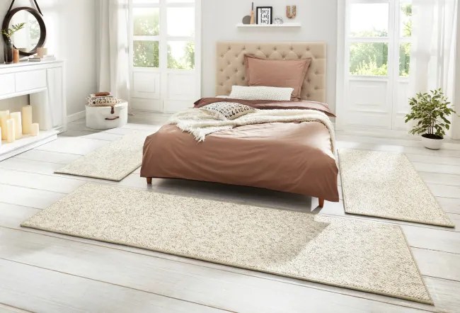 Spálňová sada kobercov Hanse Home WOLLY krémová