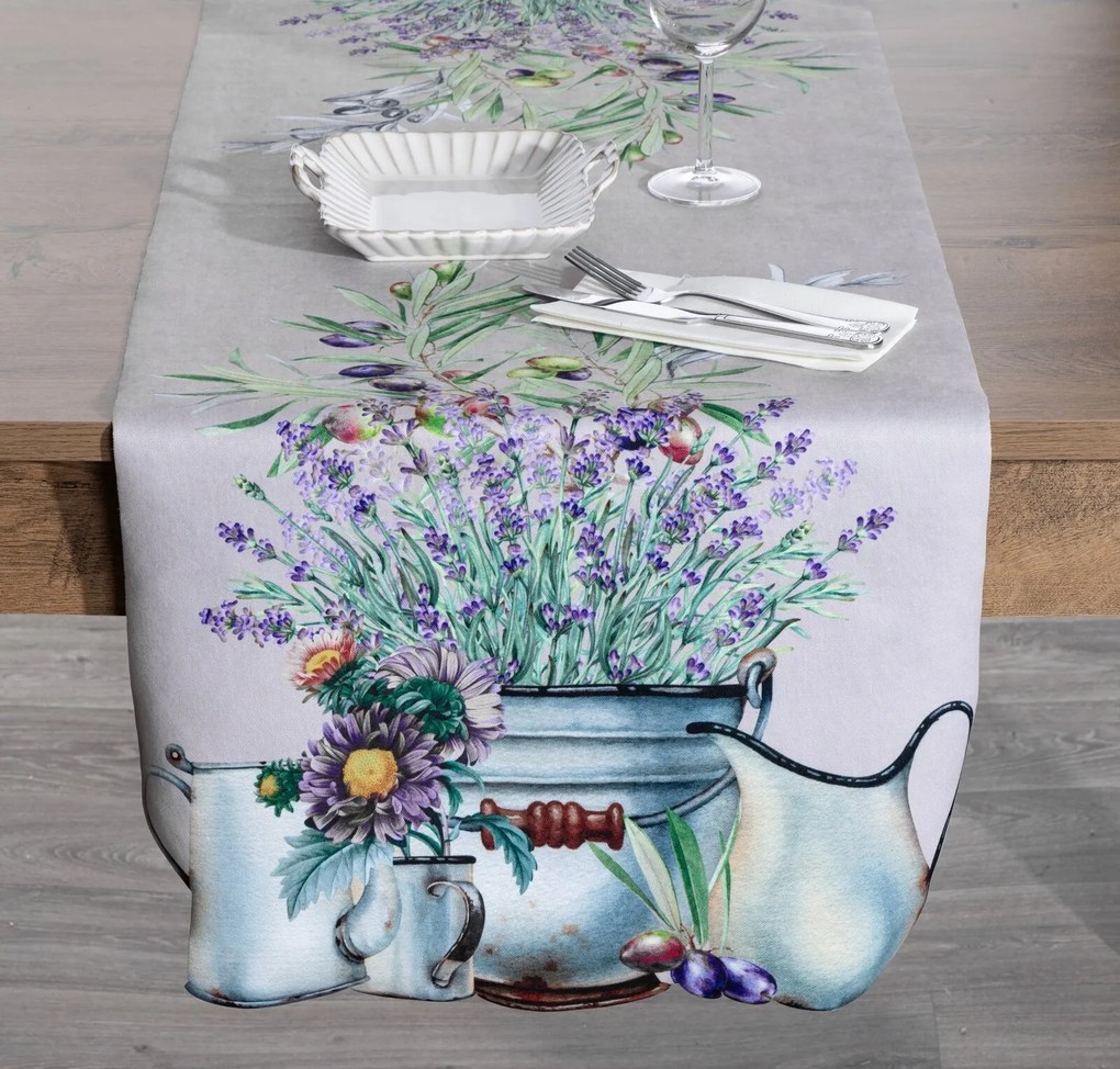 BEHÚŇ NA STÔL SUMMER1 40X140 CM KVETY