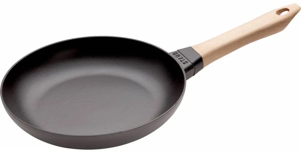 STAUB panvica s drevenou rukoväťou, 24 cm