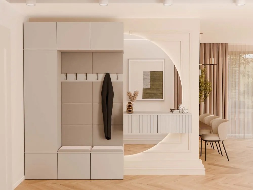 Předsíňová stěna Haga II 150 cm kašmír