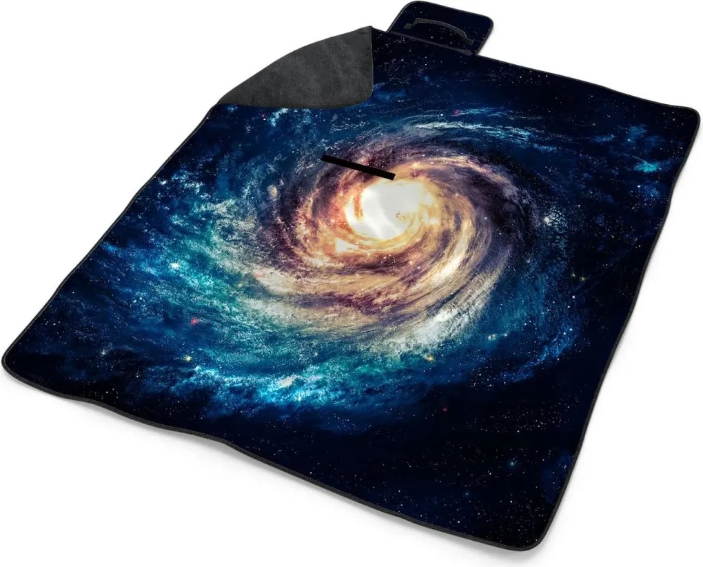 Sablio Plážová deka Svetelná špirála: 200x140 cm