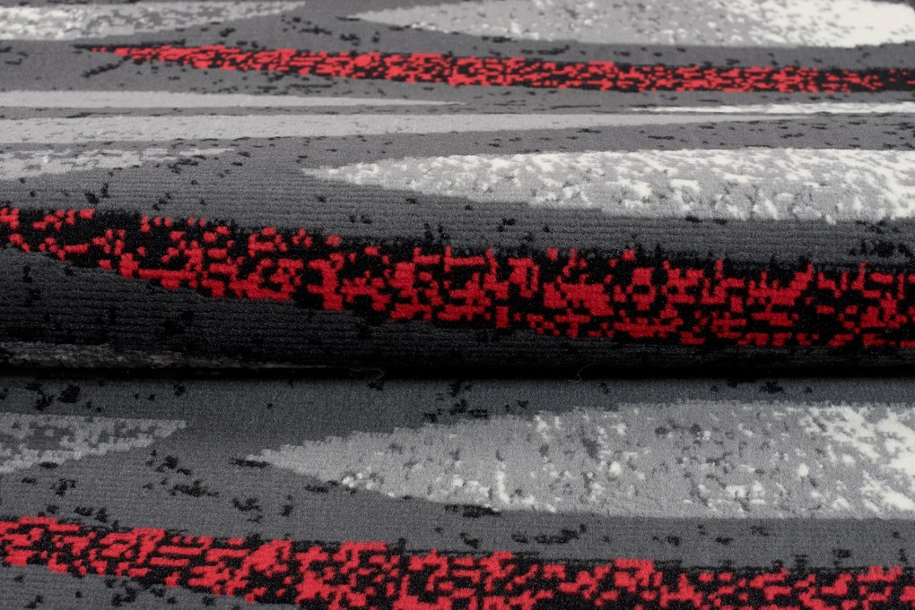 TA Koberec D320B TMAVO SIVÁ LACNÁ PP CRM Rozmer: 100x250 cm