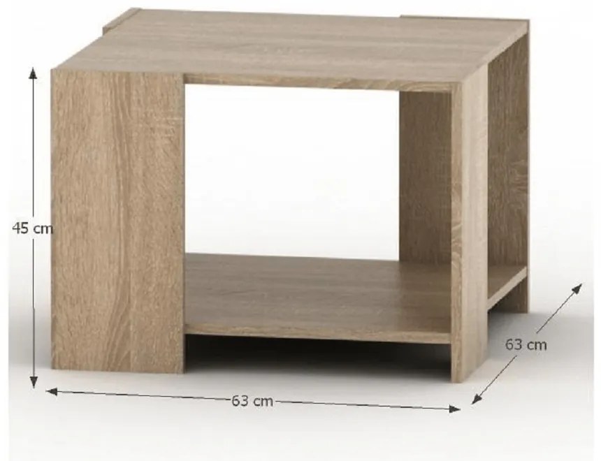 Konferenčný stolík TEMPO ASISTENT 026, dub sonoma