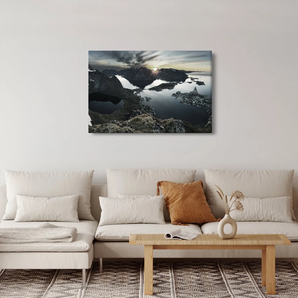 Obraz - Nórske pohorie (90x60 cm)