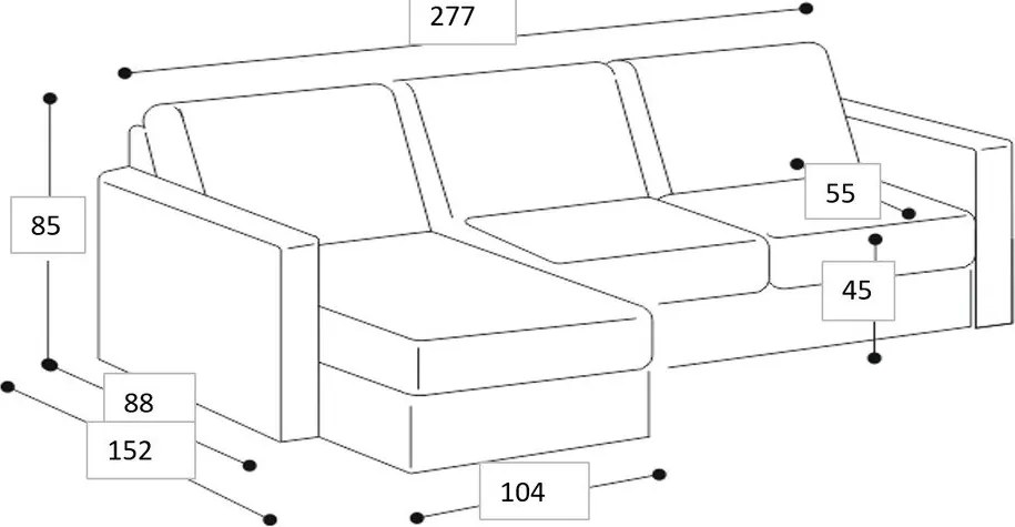 Zelená rohová pohovka z imitácie kože (ľavý roh) Copenhagen – Scandic