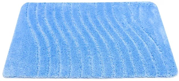 Kúpeľňový koberček Sara svetlomodrý, vlny